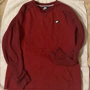 Nike red sweatshirt